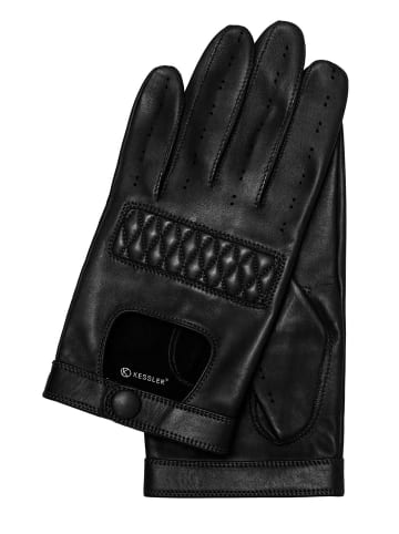 Kessler Lederhandschuhe Archie Driver`s Glove in MILKY BLACK