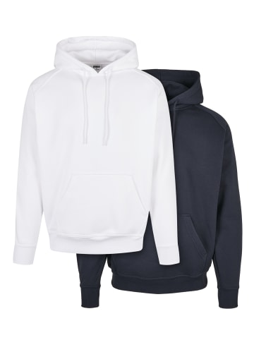 Urban Classics Urban Classics Hoody in white+navy