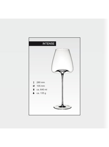 ZIEHER 2er Set Weingläser Vision Intense in Transparent 640 ml in transparent