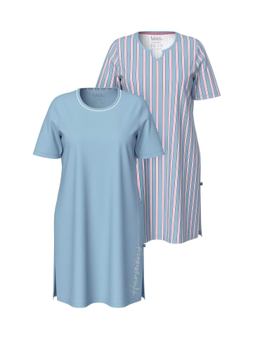 Ulla Popken Nachthemd in graublau