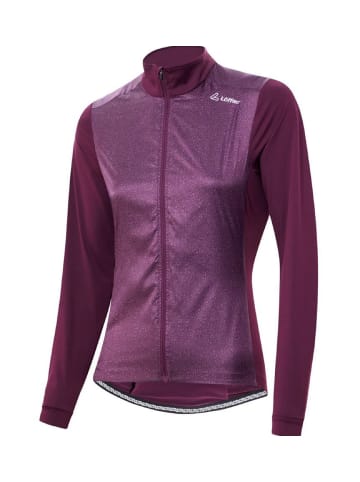 Löffler Funktionsjacke W BIKE LIGHT HYBRIDJACKET in Lila
