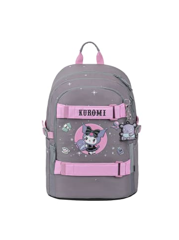 BAAGL 3-tlg. Set: Schulrucksack Skate in Schwarz Kuromi Grey