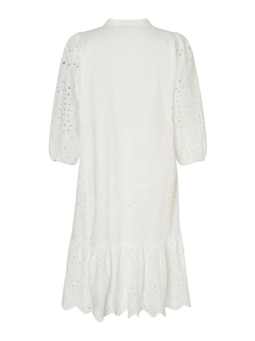 More & More romantisches 3/4 Arm Spitzenkleid in off white