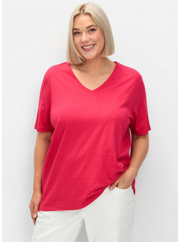 sheego T-Shirt in sorbet pink