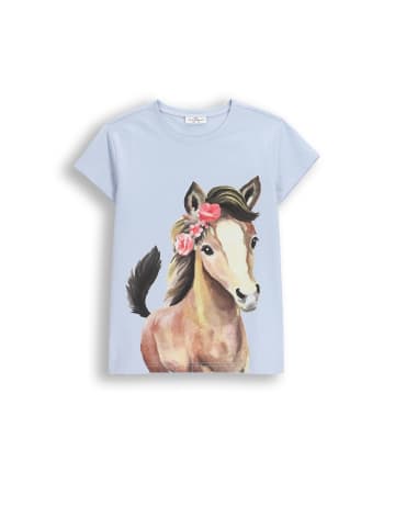 Coccodrillo T-Shirt mit kurzen Ärmeln in hellblau