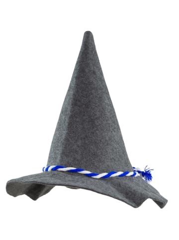 tectake Trachtenhut aus Filz, blau/weiß