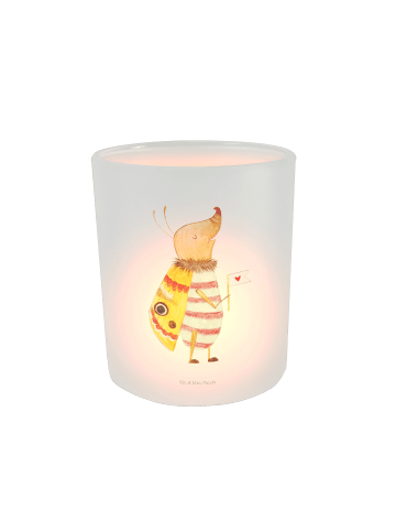 Mr. & Mrs. Panda Kerzenhalter Nachtfalter Fähnchen ohne Spruch in Transparent