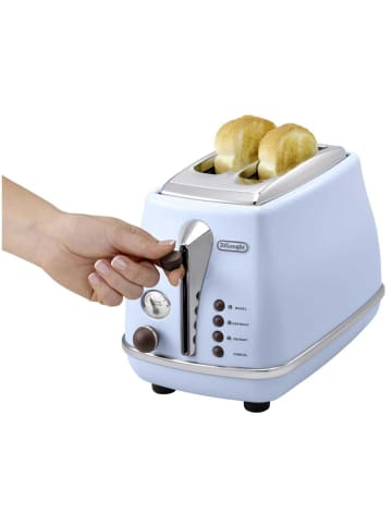 De´Longhi Toaster Icona Vintage in Silber