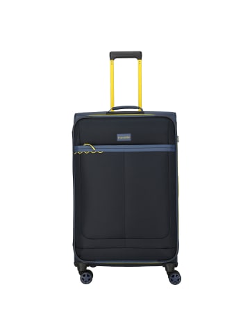travelite Color Craze 4 Rollen Trolley L 77 cm blau
