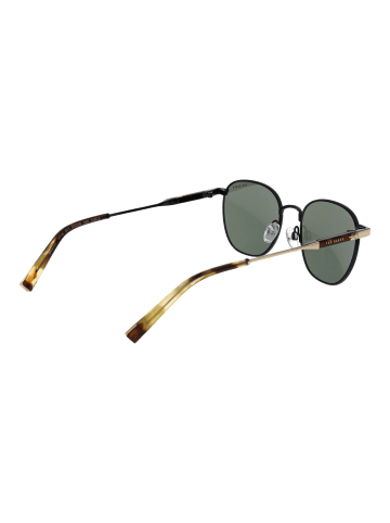 Ted Baker Männer Sonnenbrille Rund Gold