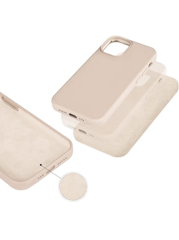 Platyne Feste Silikonhülle für iPhone 12 Pro in Gold