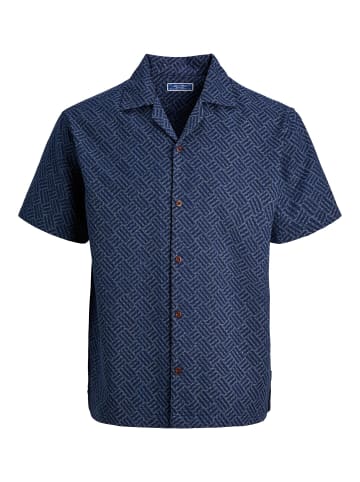 Jack & Jones Hawaii-Hemd in Pageant Blue