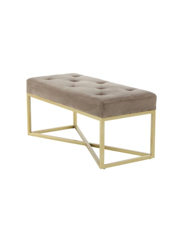 Kayoom Sitzbank Cameron 125 in taupe - gold