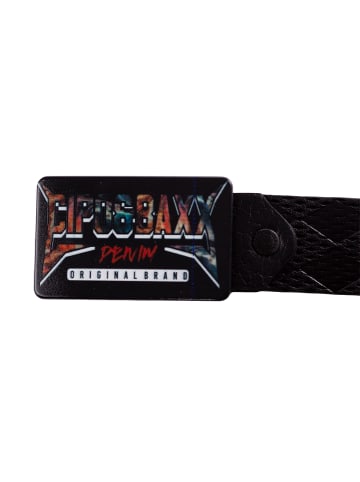Cipo & Baxx Gürtel  85cm x 3,8 in Black