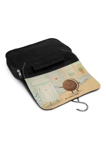 Mr. & Mrs. Panda kosmetiktäschchen Milch Keks Design ohne Spruch in Weiß