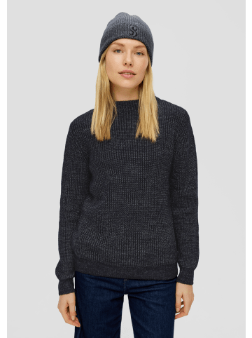 s.Oliver Strickpullover langarm in Blau