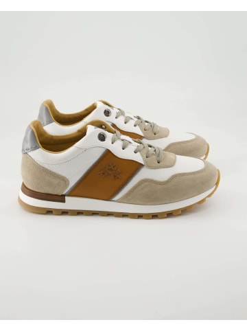La Martina Sportliche Schnürschuhe in Beige