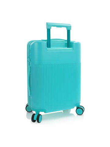 Heys HiLite 4 Rollen Kabinentrolley S 52.5 cm mit Dehnfalte aqua breeze