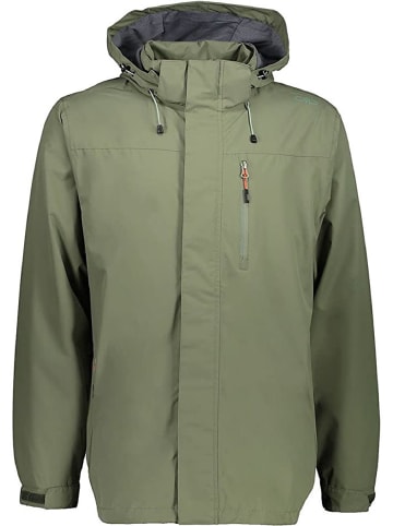 cmp Jacke MAN RAIN JACKET ZIP HOOD in Hellgrün