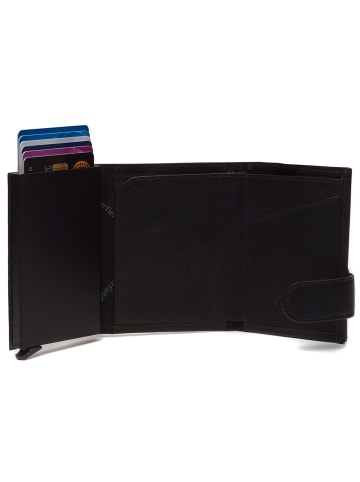 The Chesterfield Brand Mannheim Geldbörse RFID Schutz Leder 7 cm black