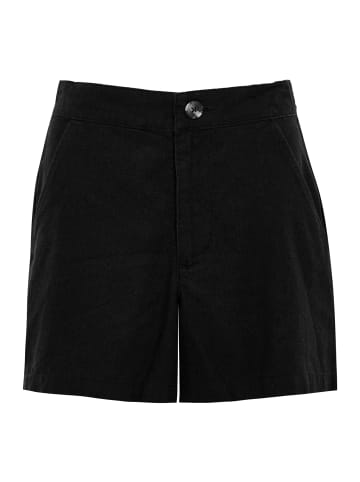 Threadbare Shorts THB Cactus Class Linen Short in Black