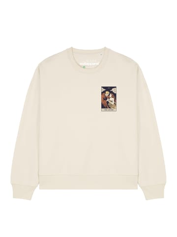 wat? Apparel Sweatshirt Tarot The Lovers in Natural Raw