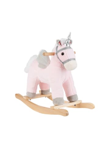 Kikkaboo Schaukeltier Einhorn Plüsch in rosa