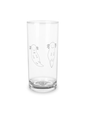 Mr. & Mrs. Panda Glas Axolotl Liebe ohne Spruch in Transparent