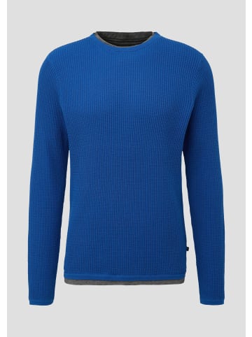 QS Strickpullover in 5539_royalblau