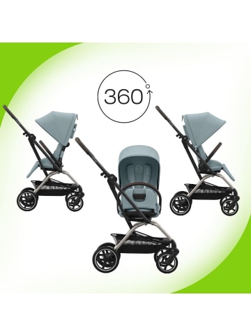 Cybex Cybex Eezy S Twist+2 Buggy - Farbe: Stormy Blue / Gestell Taupe