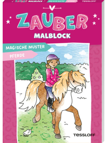 Tessloff Buch - Zaubermalblock. Magische Muster. Pferde