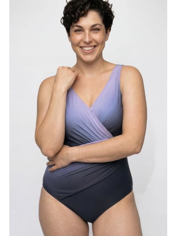 Ulla Popken Badeanzug in marine