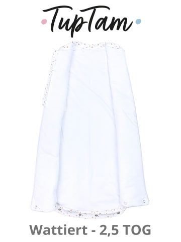 TupTam Babay Schlafsack Pucksack Round in weiß/beige