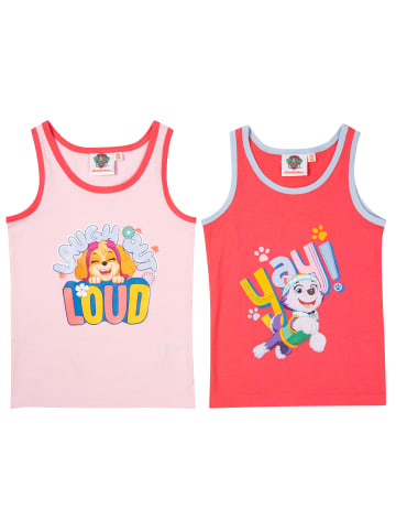 United Labels 2er Pack Paw Patrol Unterhemd in rosa/pink