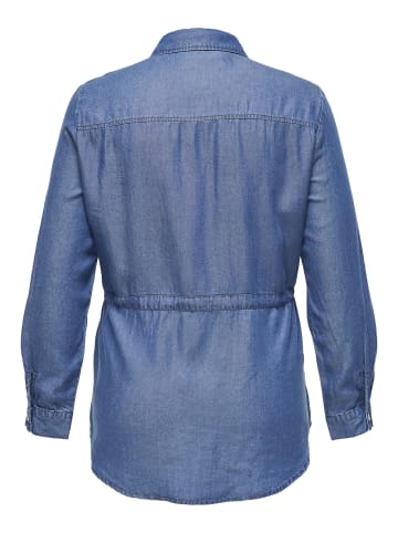 ONLY Carmakoma Jacke in Medium Blue Denim