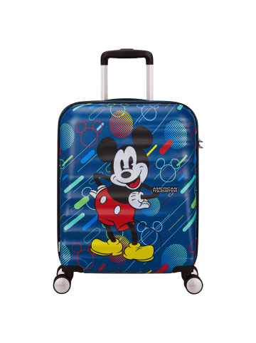 American Tourister Wavebreaker Disney - 4-Rollen-Kabinentrolley S 55 cm in Mickey future pop