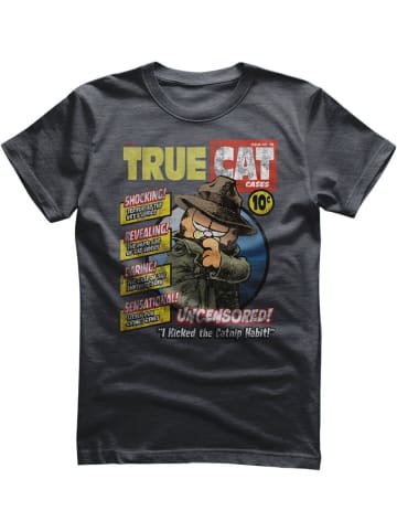 Garfield T-Shirt "True Cat Cases Cover T-Shirt" in Grau