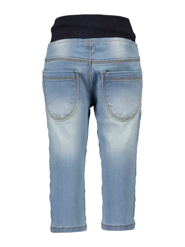 Blue Seven Mädchen Baby Jeggings mit Cat-Motiv in Blau