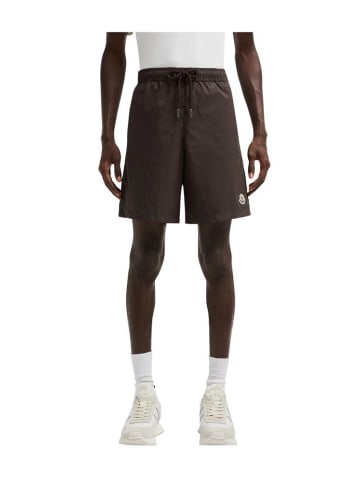 Moncler Monogram Print Badehose