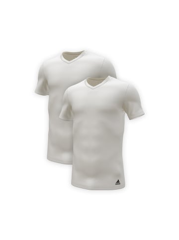 adidas T-Shirt V-Neck T-Shirt (2PK) in White