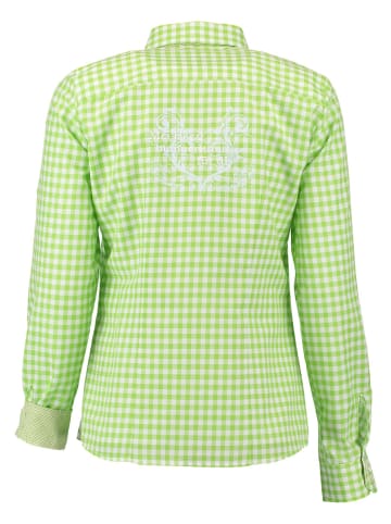 OS-Trachten Trachtenbluse Pidara in giftgrün