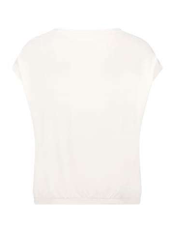 CARTOON Casual-Shirt mit Rippbündchen in Patch Cream/Gold