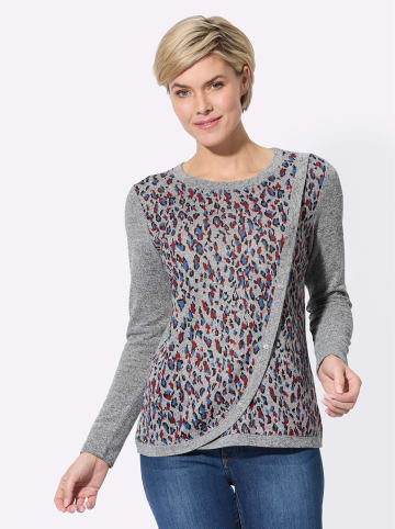 WITT WEIDEN Langarmshirt in grau-meliert