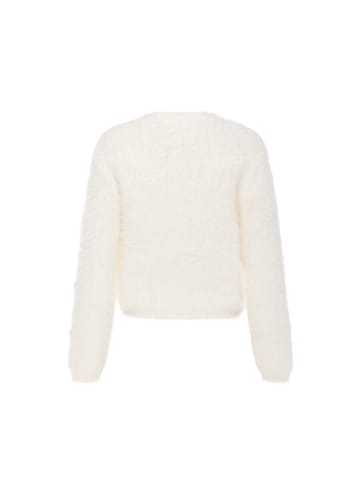 Swirly Women Sweater in Offwhite