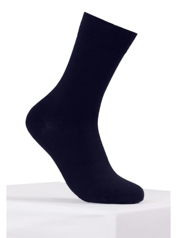 CASH-MERE.CH Alltagssocken in Marine Blau