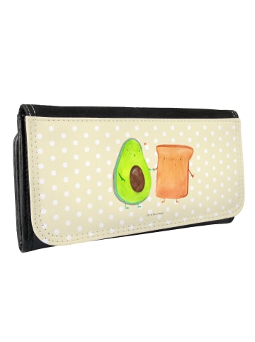 Mr. & Mrs. Panda Portemonnaie für Damen Avocado Toast ohne Spruch in Gelb Pastell