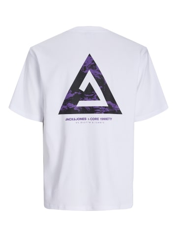 Jack & Jones T-Shirt 'Triangle Summer' in weiß