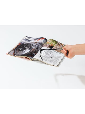 EASYmaxx Vergrößerungsbrille LED 12V schwarz  Schwarz