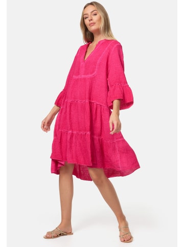 PM SELECTED Musselin Tunika in Pink