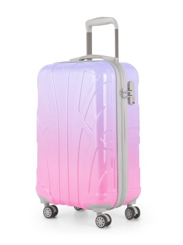 suitline 3er Kofferset Rollkoffer Hartschalen-Koffer Reisetrolleys TSA in Sakura